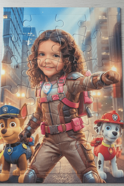 Quebra Cabeças Personalizado - Você com a Pat. Canina