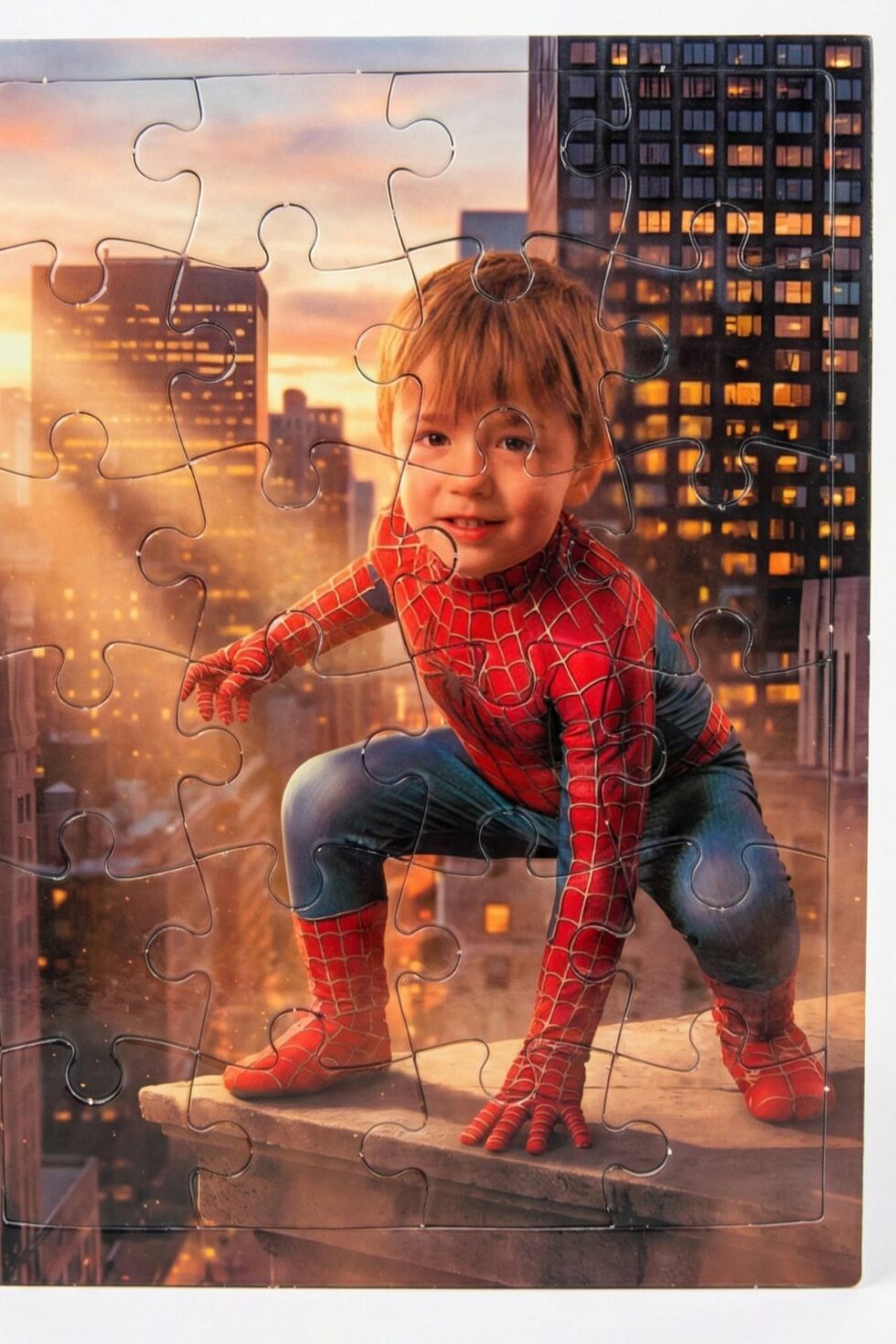 Quebra Cabeças Personalizado - Você como Homem ou Mulher Aranha