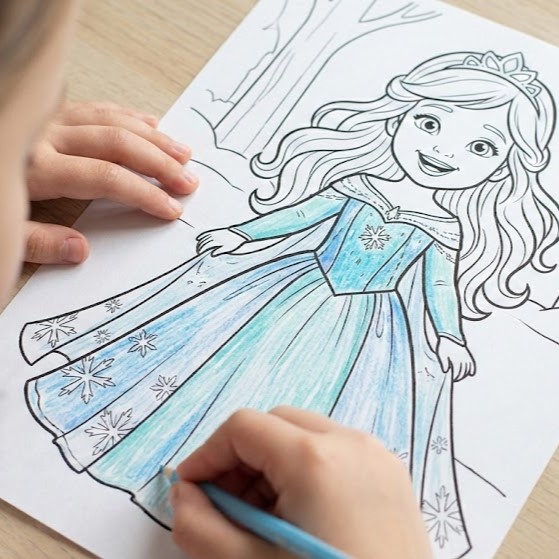 Você é a Princesa - Livro para Colorir com 12 versões de GRANDES PRINCESAS e Personagens