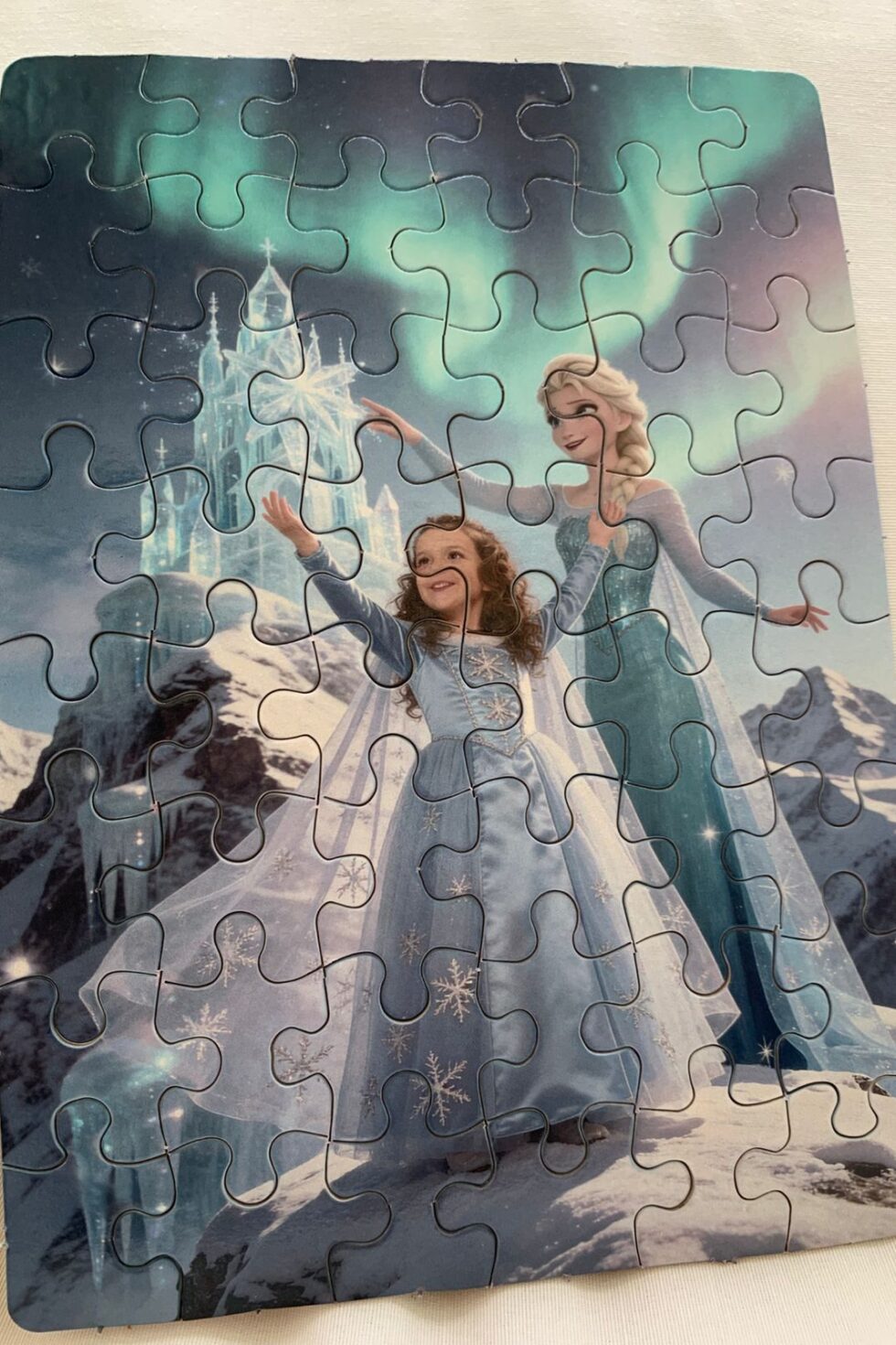 Quebra-Cabeça Personalizado - Você como Elsa (Frozen)