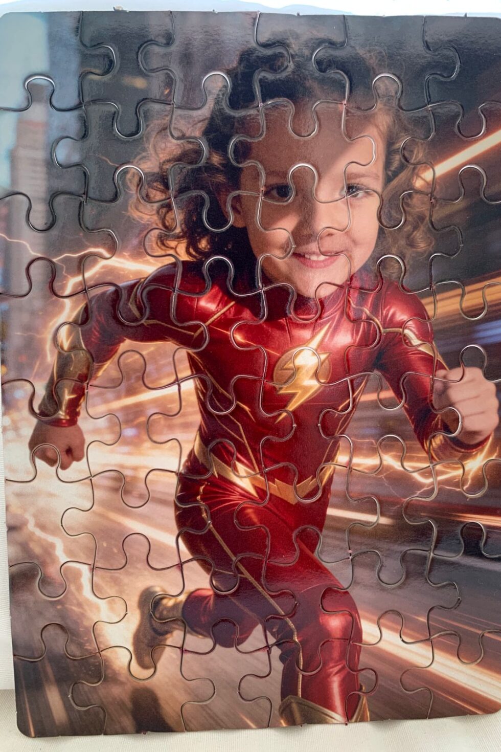 Quebra-Cabeça Personalizado - Você como Flash