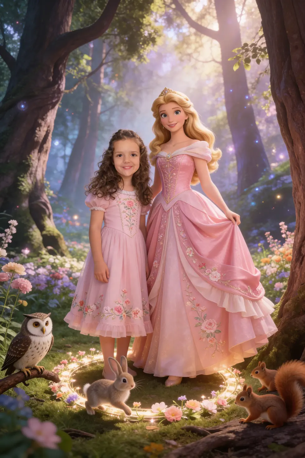 Quebra-Cabeça Personalizado - Você como Princesa Aurora