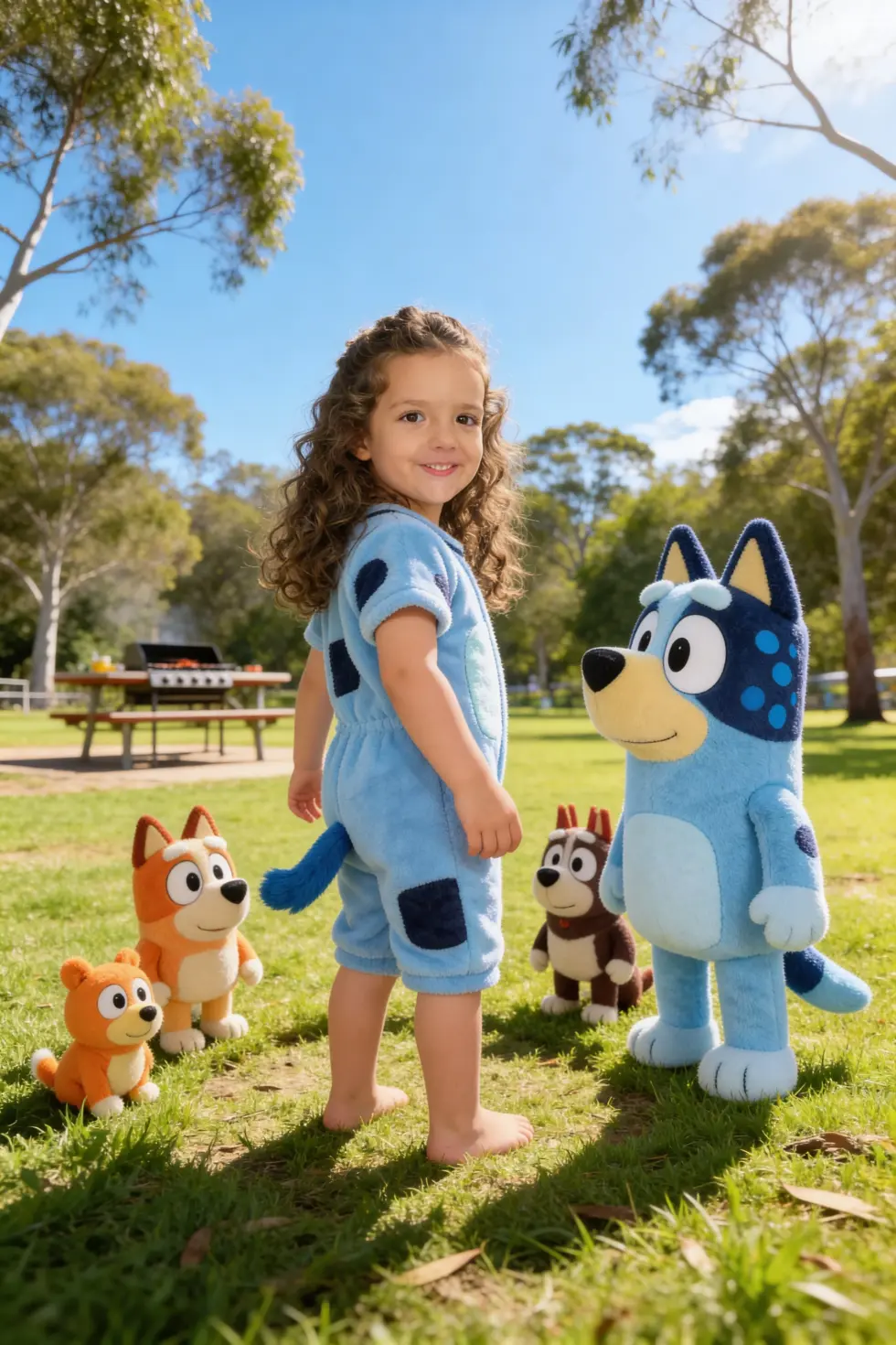 Alternative view of Quebra-Cabeça Personalizado - Você com o Bluey