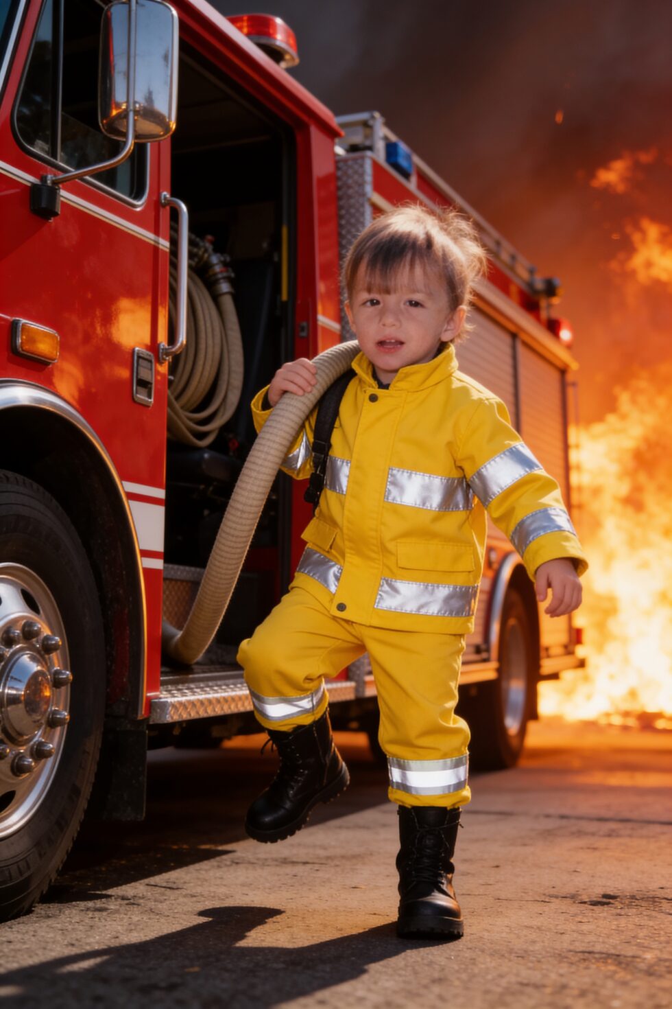 Quebra-Cabeça Personalizado - Você como Bombeiro