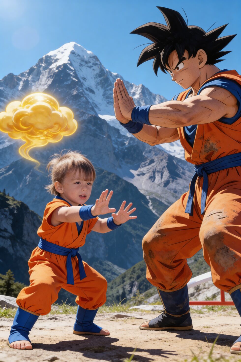 Quebra-Cabeça Personalizado - Você como Goku (Dragon Ball)