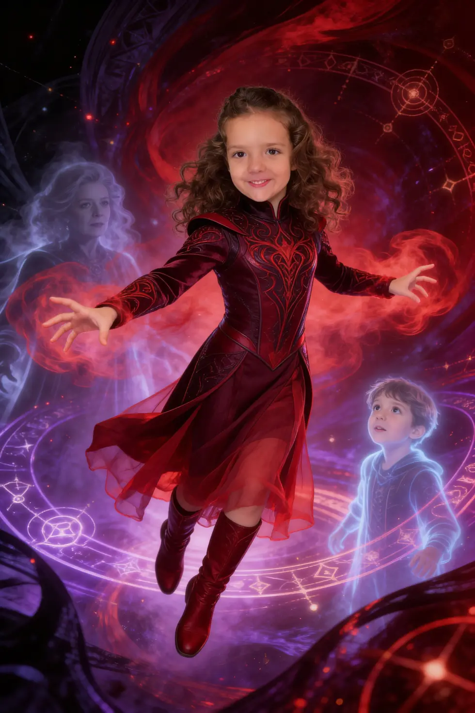 Quebra-Cabeça Personalizado - Você como Feiticeira Escarlate