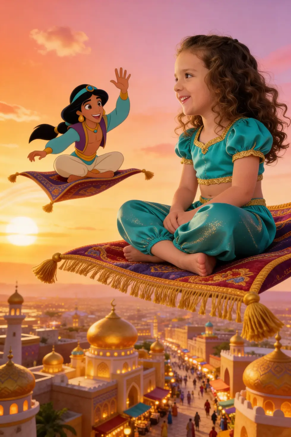 Quebra-Cabeça Personalizado - Você como Jasmine