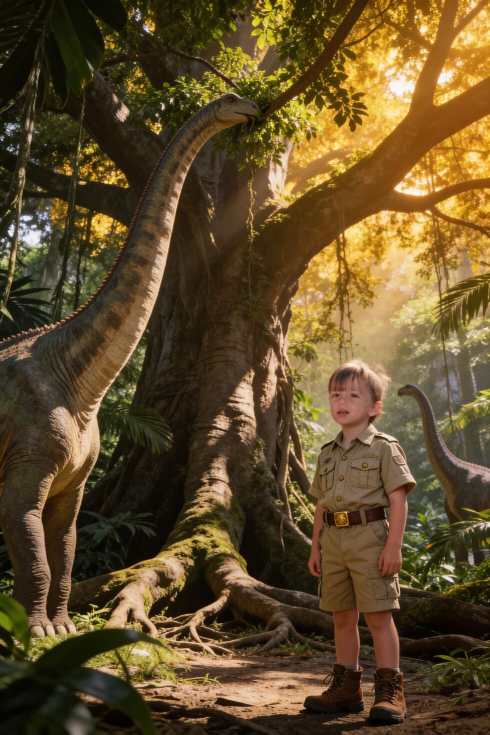 Quebra-Cabeça Personalizado - Você em Jurassic Park