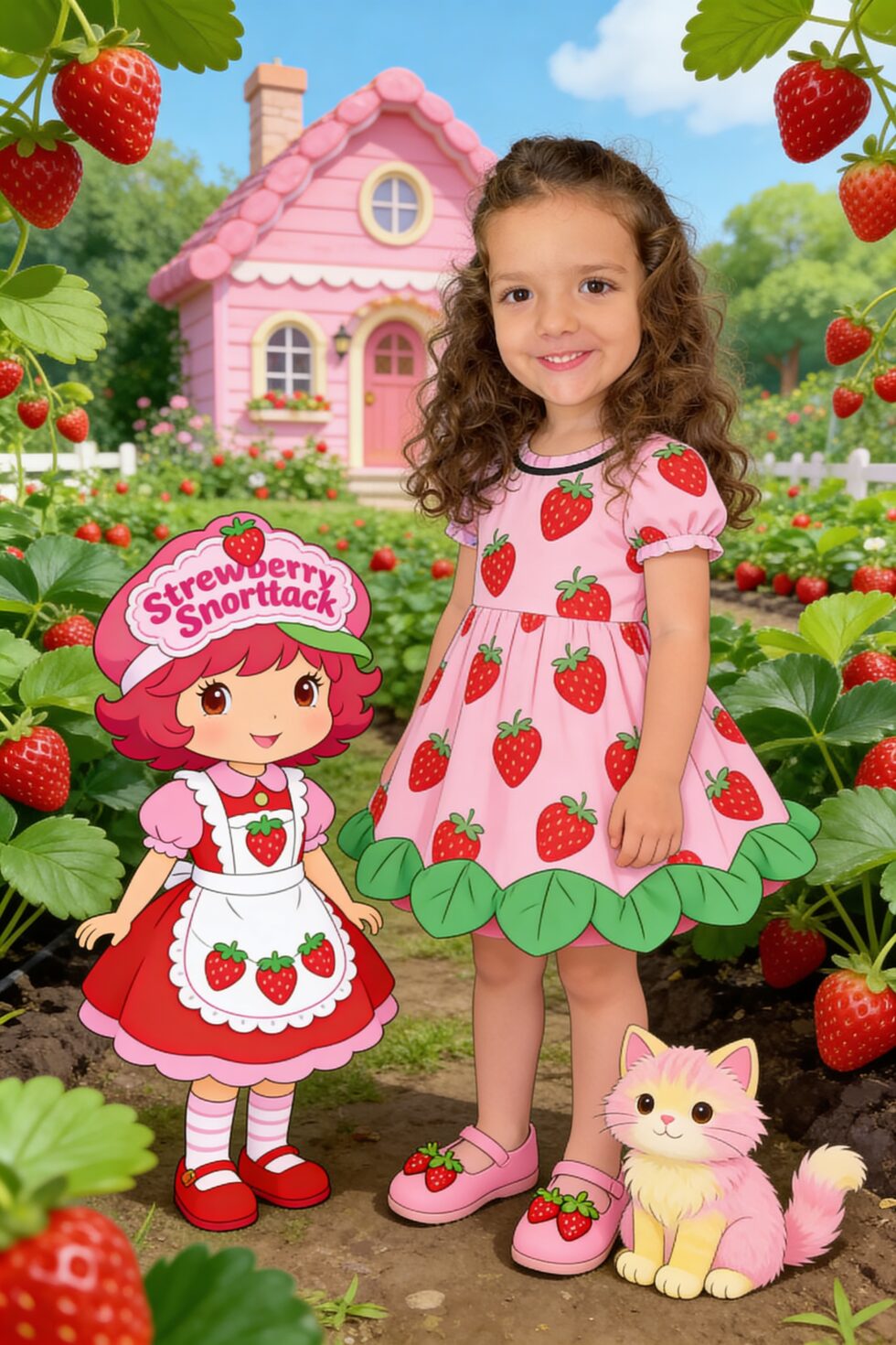 Quebra-Cabeça Personalizado - Você como Moranguinho