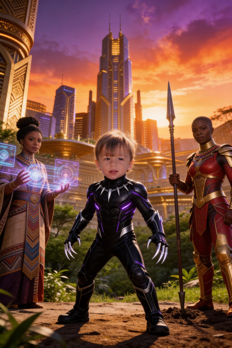 Quebra-Cabeça Personalizado - Você como Pantera Negra