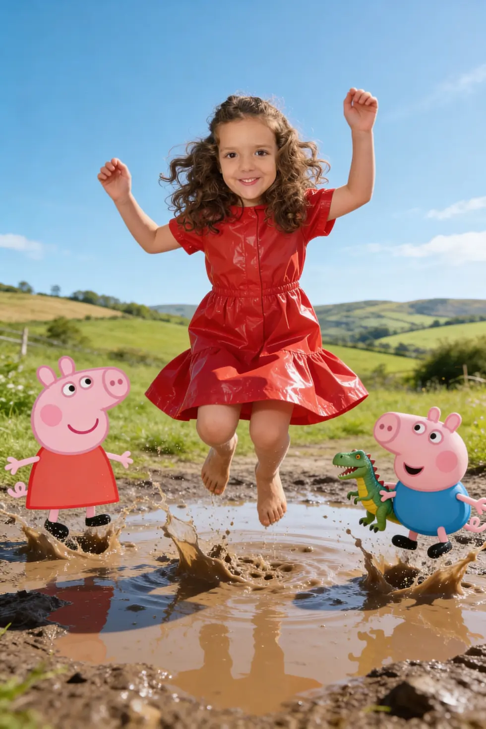 Quebra-Cabeça Personalizado - Você com a Peppa Pig