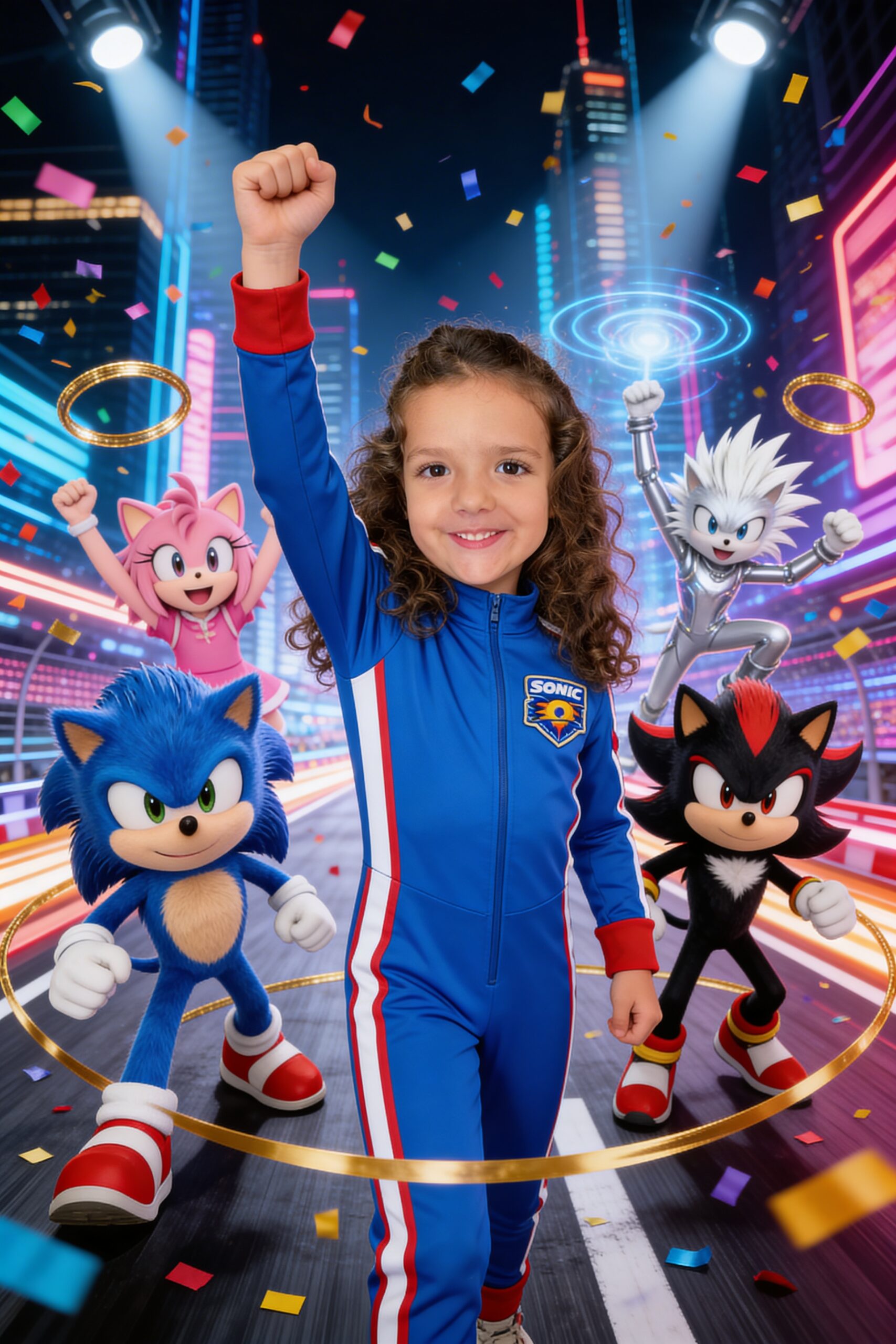 Quebra-Cabeça Personalizado - Você com o Sonic - Imagem 6