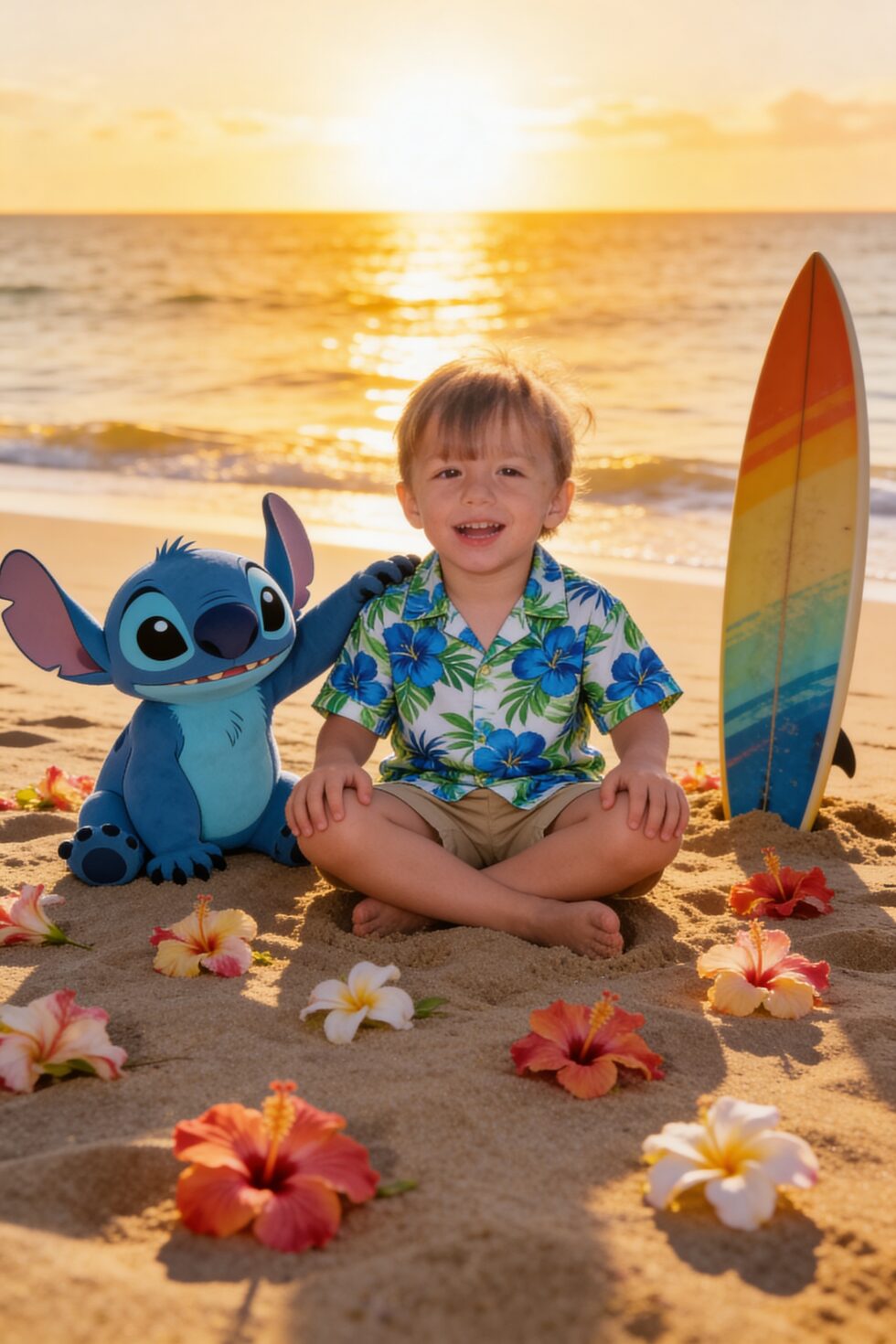 Quebra-Cabeça Personalizado - Você com o Stitch
