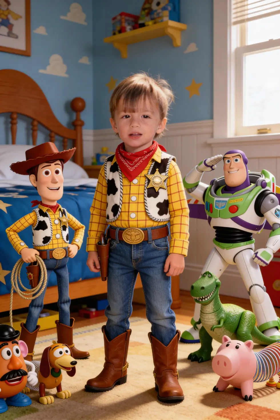 Quebra-Cabeça Personalizado - Você com Toy Story